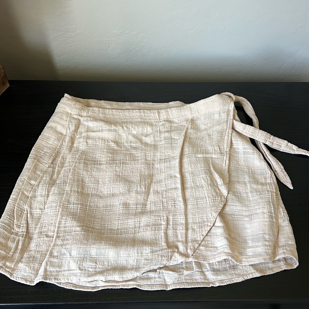 Madewell wrap skirt